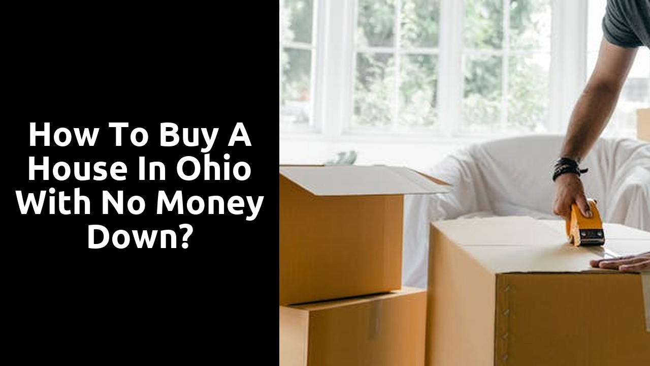 How to buy a house in Ohio with no money down?